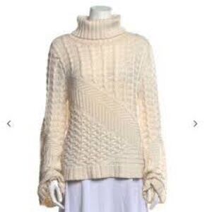$495 Ramy Brook Womens Wool  Turtleneck Sweater Size small
